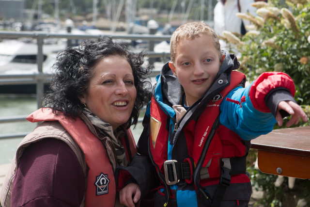 Cowes Week 1 parent and child