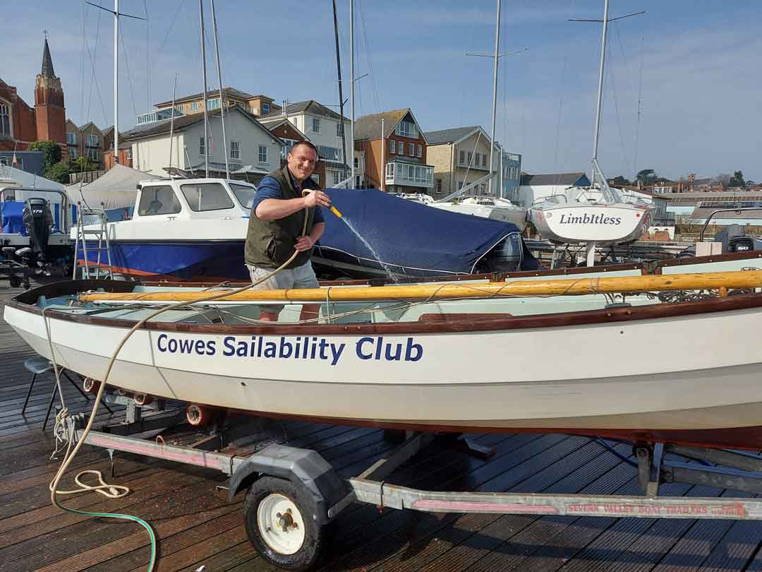 Volunteers-at-Cowes-Sailability-Club-02 Volunteers at Cowes Sailability Club 02