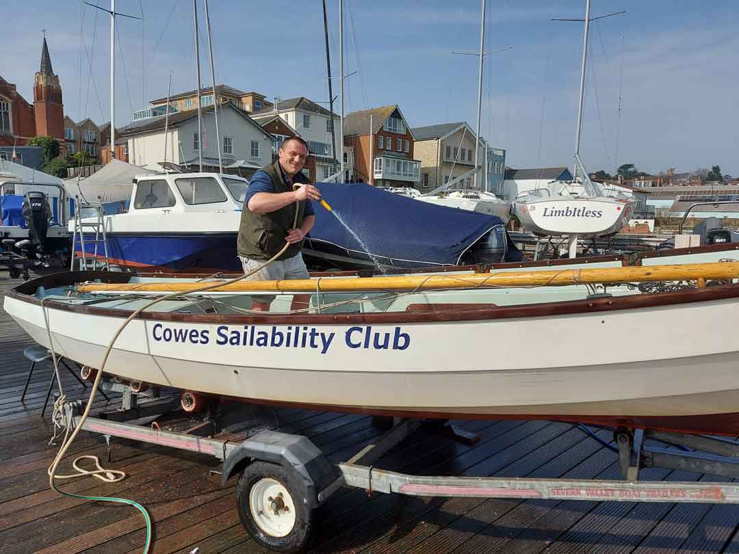 Volunteers at Cowes Sailability Club 02