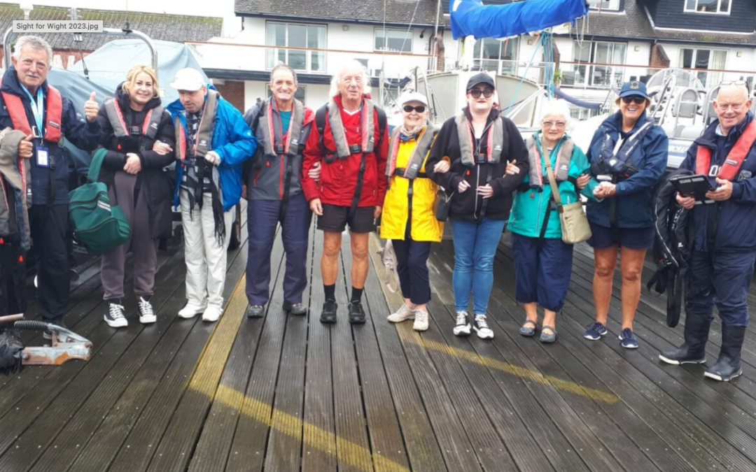 Salty adventure for visually impaired islanders